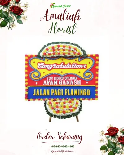 Bunga Papan Congratulation di Hargorejo